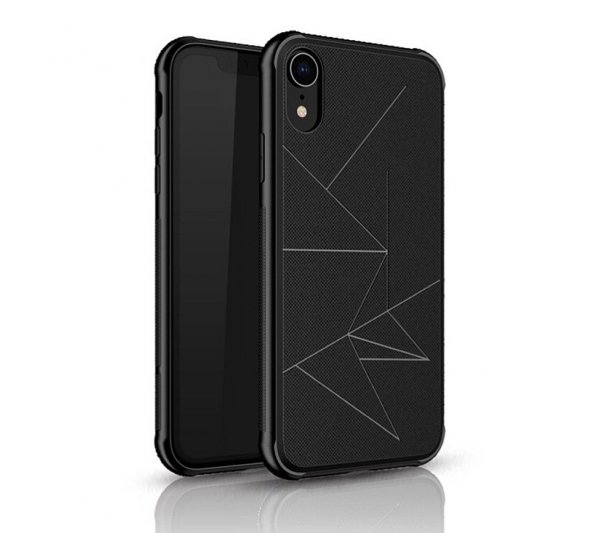 Magnetický kryt iPhone XR - čierny